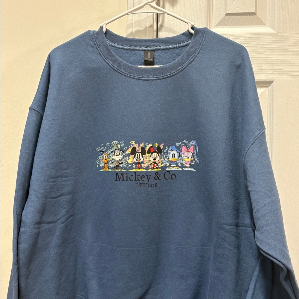 Gildan Blue Mickey & Co Sweatshirt